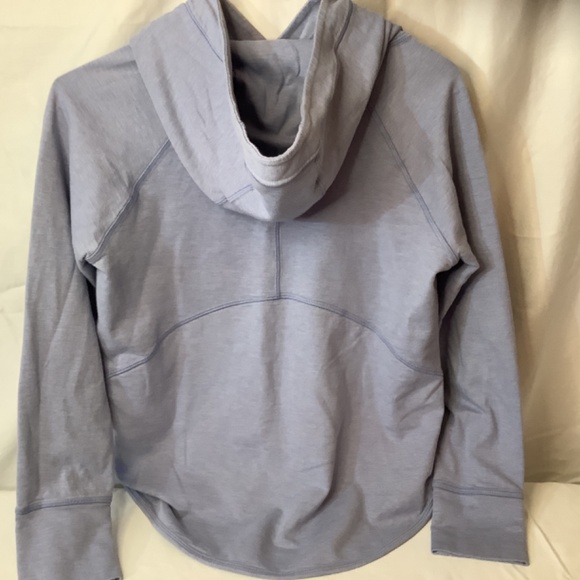 EUC LuLulemon Blue hoodie sz. 8 - Picture 7 of 11